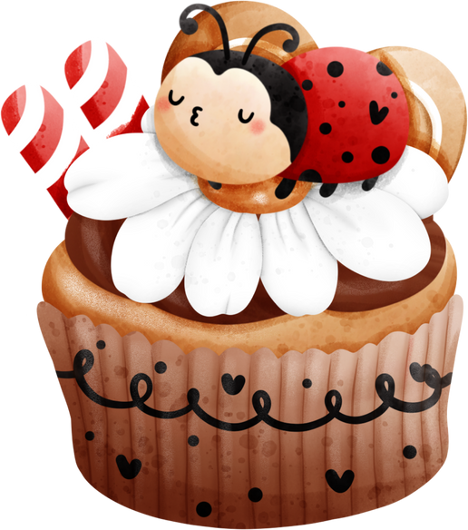 ladybug cupcake