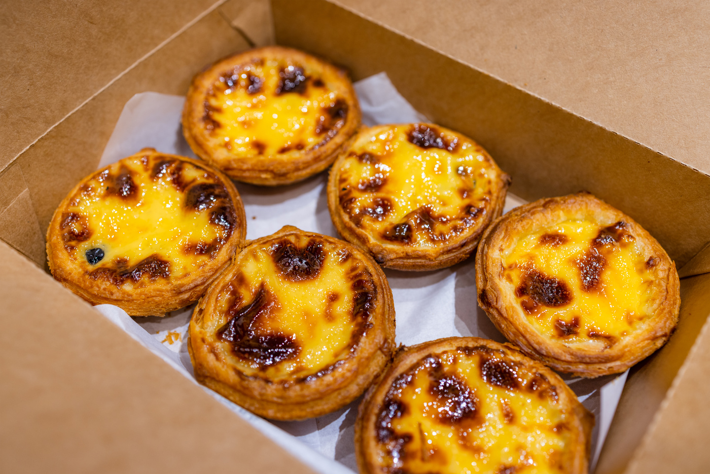 Egg tart or portuguese egg tart