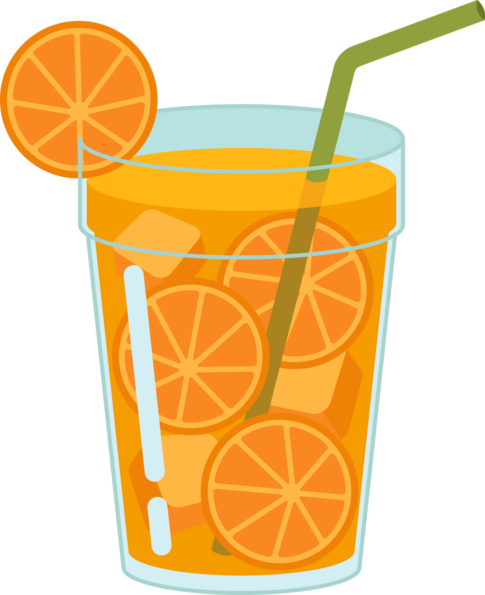 Orange Juice Illustration